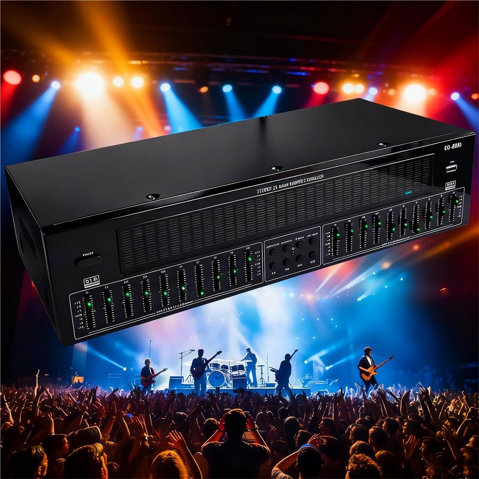 Amazon | プロフェッショナル EQ ステレオ グラフィック イコライザー